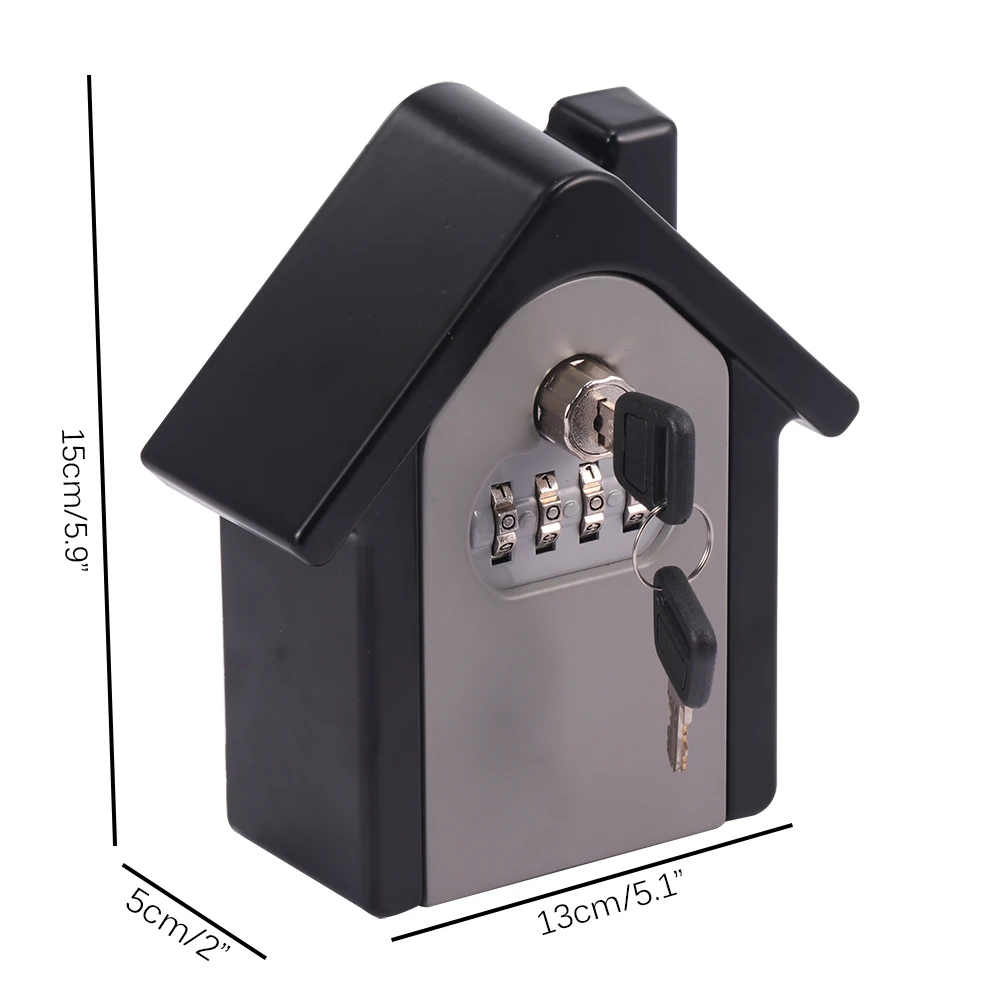 Главный замок наружный ключ Сейф Коробка для хранения ключей замок использовать пароль замок сплав Материал ключи крюк безопасности Органайзер коробки