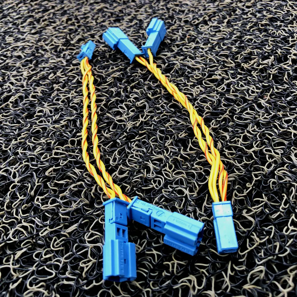 

Car speaker plug for f10 f20 f30 f01 tweeter splitter Y cable adapter stereo connector horn harness treble high speaker line