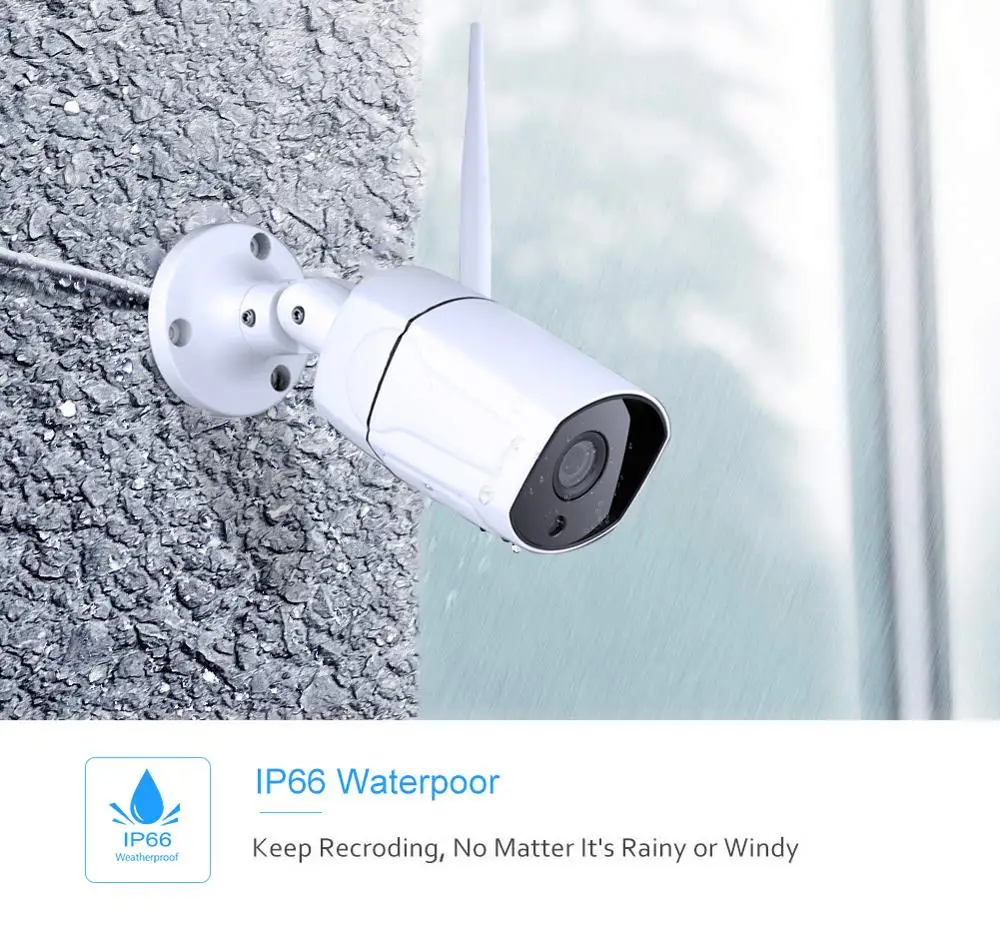 Ip камера 1080 P WiFi 36 светильник ночное видение водонепроницаемая 4x зум