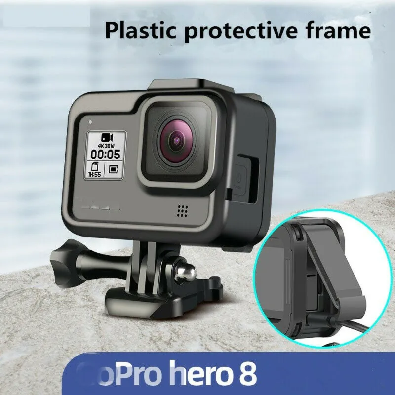 Для HERO8 Черный Защитный корпус для дайвинга корпус для серфинга для Gopro Hero 8 Черная Спортивная камера Водонепроницаемые Чехлы рамка аксессуары