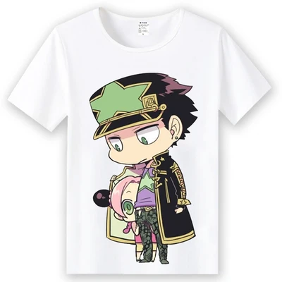 21 Аниме JoJo невероятное приключение Косплей Футболка Леоне abbacchio Higashikata Josuke для мужчин футболка футболки для девочек, топы - Цвет: 21