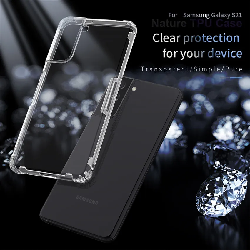 

For Samsung Galaxy S21 Case Cover NILLKIN TPU Case For Samsung Galaxy S21 Fitted Cases High Quality Clear Cover