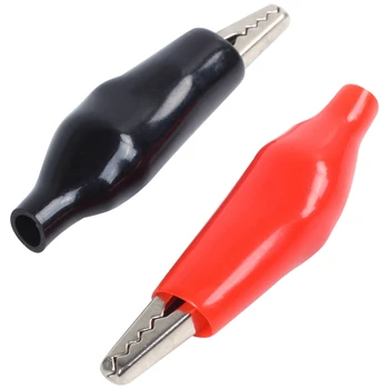 

20 pcs Plastic Coated Metal Boots Terminal Crocodile 38mm length