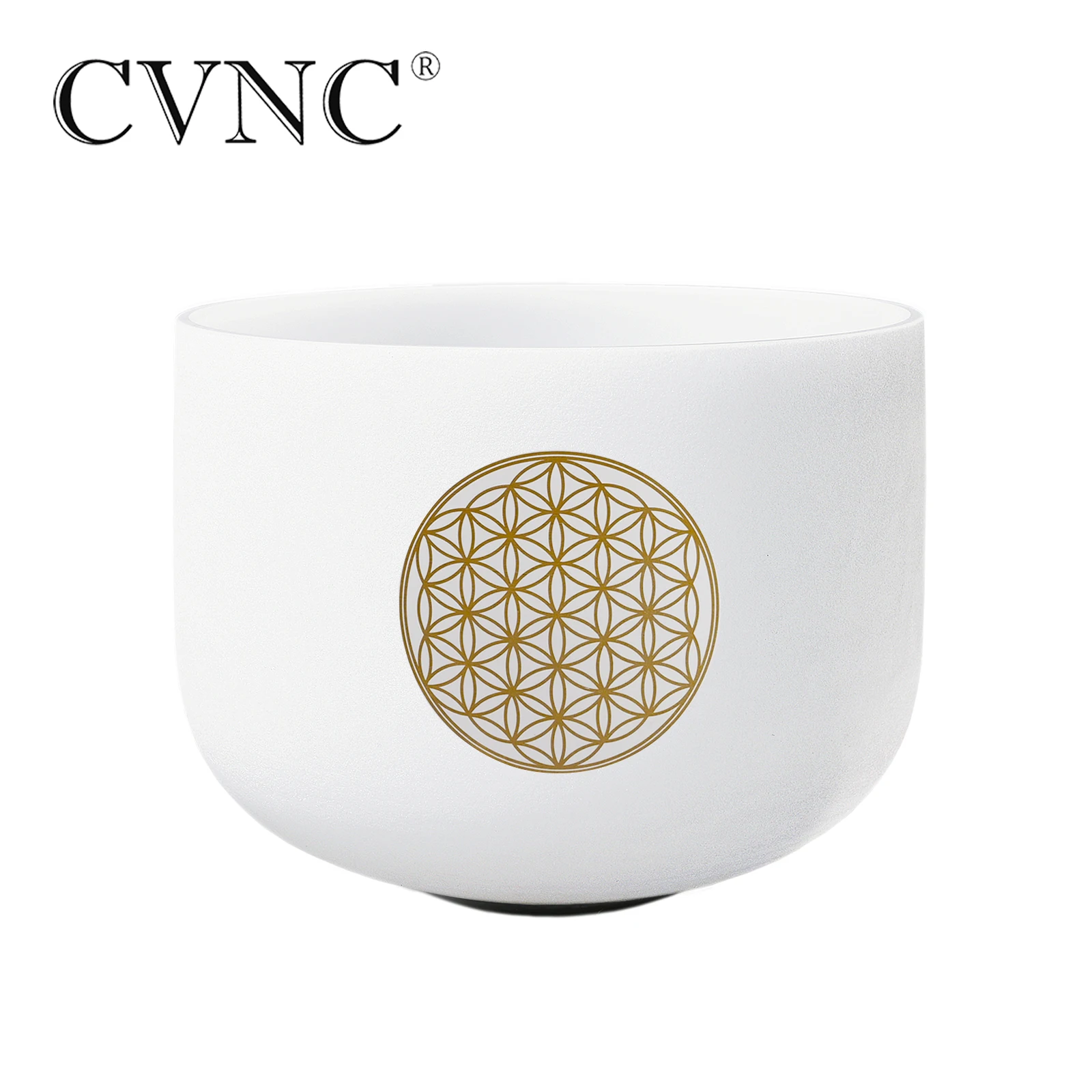 CVNC 10 &quotNote C корень чакра Матовый Кварцевый Поющий чаша с цветком жизни | Спорт и