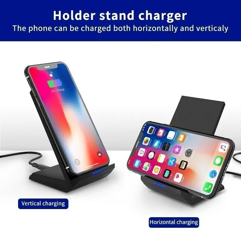 wireless chargers 35W Qi Wireless Charger Stand For iPhone X XS MAX XR 11 Pro 8 Samsungs S20 S10 S9 Fast Charging Dock Station Phone Charger samsung charging station