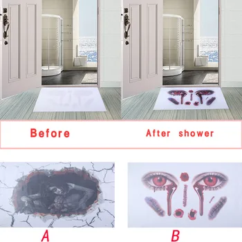 

Bathroom Carpet Halloween Gift Blood Bath Shower Mat Carpet Cushion Horrible Floor Mat Коврики Ковер Коврик Для Ванной 30