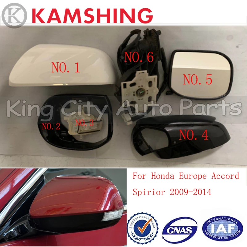 Крышка для зеркала заднего вида CAPQX Honda Accord Europe Spirior 2009 2010 2011 2012 2013 | Автомобили и