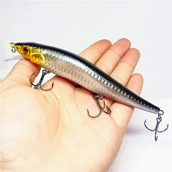 SUPER DEAL ❤️ 1PCS Minnow Fishing Lures140mm/23g Artificial Floating Wobbler Fishing Hard Bait Swimbait Jig Crankbait Fishing Tackle Lures - discount item 32% OFF Sports & Entertainment