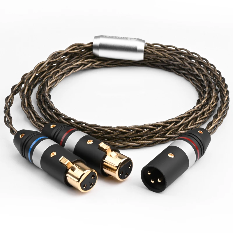 Hifi XLR to 2XLR ̺, Occ , ǰ XLR й, Y XLR  ̺