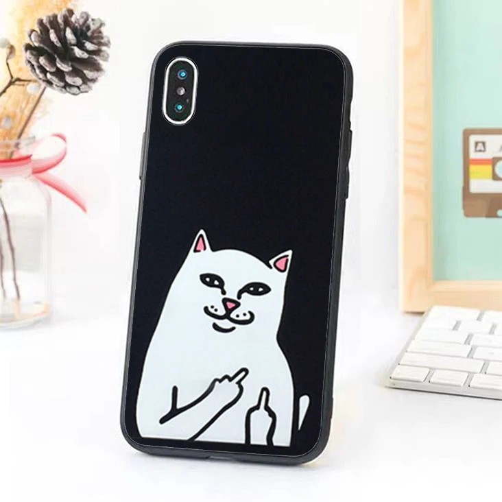 Bernandez 5 5S SE 6 S TPU чехол для телефона iPhone 7 8 Plus X Xs Max XR смешной странный средний палец |