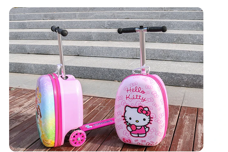 1" чемодан и дорожные сумки Детская сумка в виде скутера сумка многофункциональный дорожный Чехол Спиннер скейтборд коробка детский багаж набор