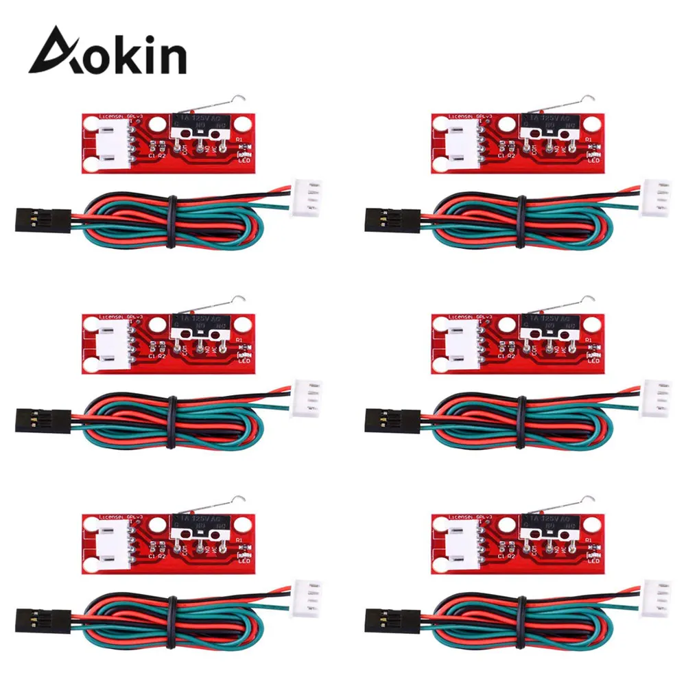 3 【CW】 1/3/6 Cái Công Tắc Endstop Cho Công Tắc Giới Hạn Dừng Cuối Arduino + Cáp Đầu Cuối Cơ Học Chất Lượng Cao Cho Máy In 3D Đường Dốc 1.4