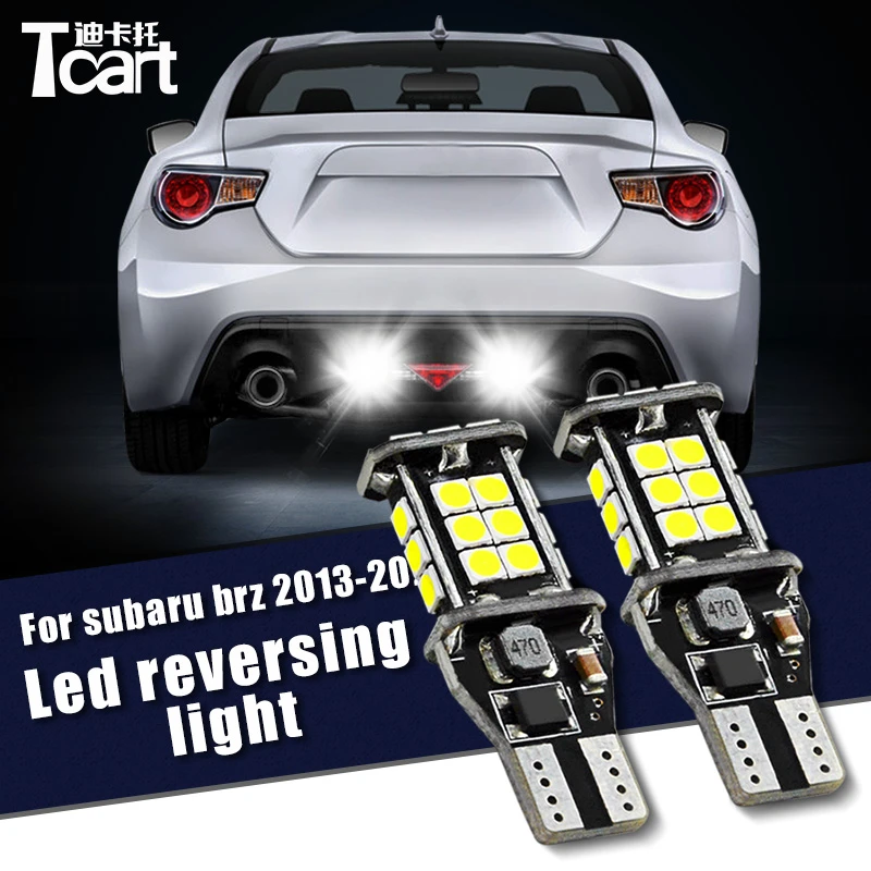 For Subaru Brz Toyota 86 2013 2014 2015 2016 2017 2018 2019 Accessories White High Brightness Led Reversing Light Signal Lamp Aliexpress