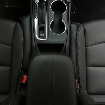 

2pc Universal Leather Black Car Seat Gap Fillers Stopper Leak Proof Pad Slot Spacer Mat Cushion Cover Leakproof Protector Sleeve