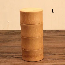 Home Seal Travel Organizer Practical Storage Bottle Canister Portable Bamboo With Lid Durable Odourless Tea Container Jar