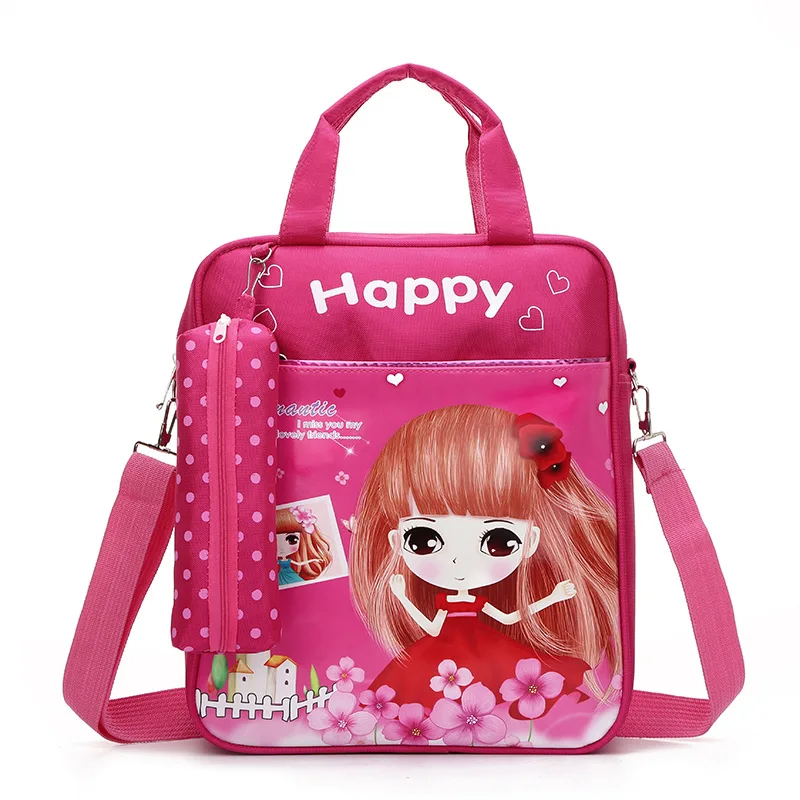 

BOY'S And GIRL'S School Bag Carry Bag Young STUDENT'S Makeup Missed Lessons One-Shoulder Oblique Unisex Bag Handbag Handbag CHIL