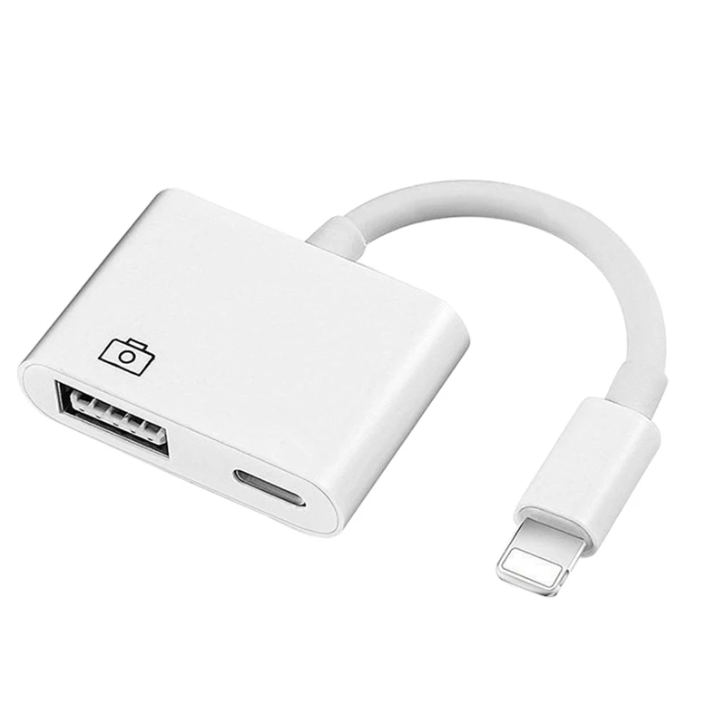 

Usb 3.0 Camera Reader Data Sync Cable Adapter for Apple for Iphone 5 6 7 8 X Xs Xr Ios9-12