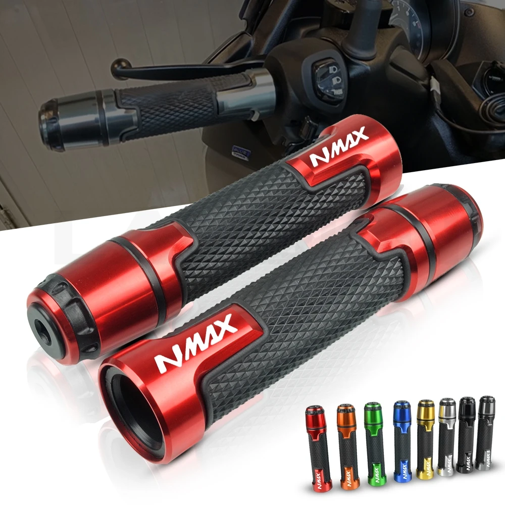 

NEW LOGO N-MAX Universal 7/8 22MM Motorcycle Handlebar Grips End Handlebar Grips For Yamaha NMAX 125 155 2015 2016 2017 2018