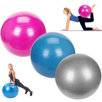

Unisex Sports Yoga Balls Bola Pilates Fitness Ball Gym Balance Fitball Exercise Pilates Workout Massage Ball with Pump 65cm #ED