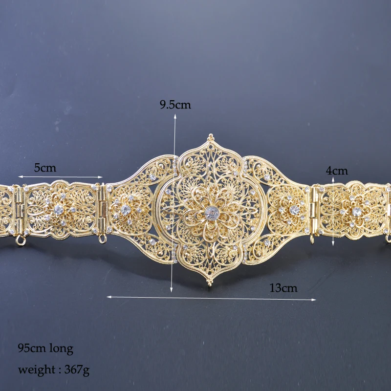 Европейский женский полый цветок поясная цепь кристалл золотой цвет металлический ремни на живот с цепочкой арабский Королевское
