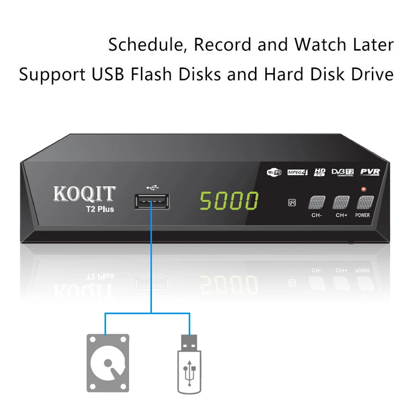 Бесплатный HD 1080p DVB C кабельный ТВ тюнер Dvb T2 цифровой бокс t2 двойной приемник