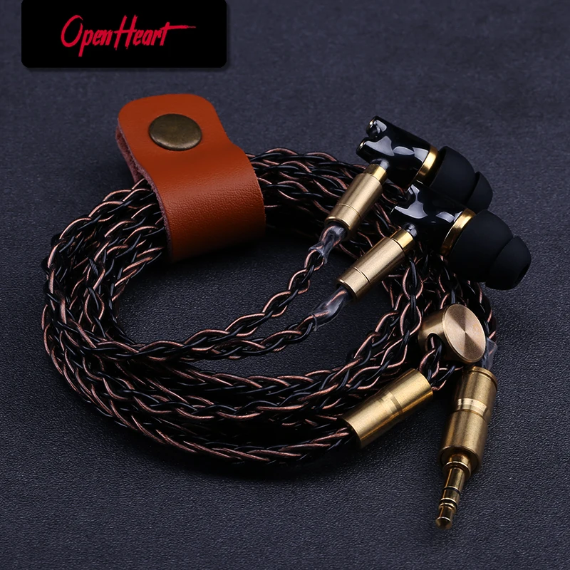 OPENHEART Wired Headset In-ear Earphone with mmcx Metal Ceramics Hifi Earbuds Bass Earpieces DJ headset Heavy Bass Sound Quality