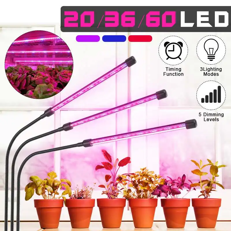 LED Grow Light 5V USB Fitolampy LED Full Spectrum Phyto Lamp Phyto-Lamp For Indoor Vegetable Flower Plant Tent Box Fitolamp