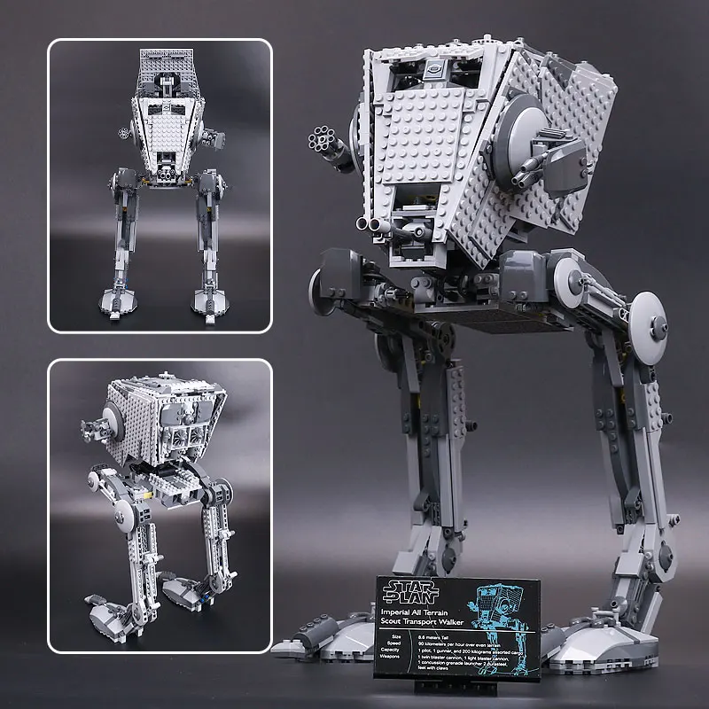 

In Stock Star Wars Series AT Walker ST Model 05052 Set 10174 Building Blocks Assembling Kids Christmas Toy Gifts legoinglys