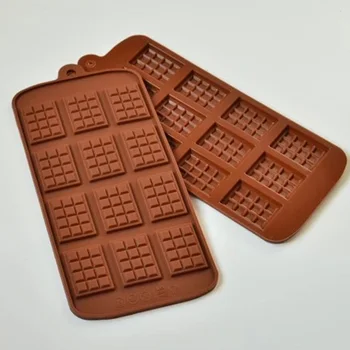 

Silicone Mini Chocolate Block Bar Mould Mold Ice Tray Cake Decorating Baking Cake Jelly Candy Tool DIY Molds Kitchen Tool