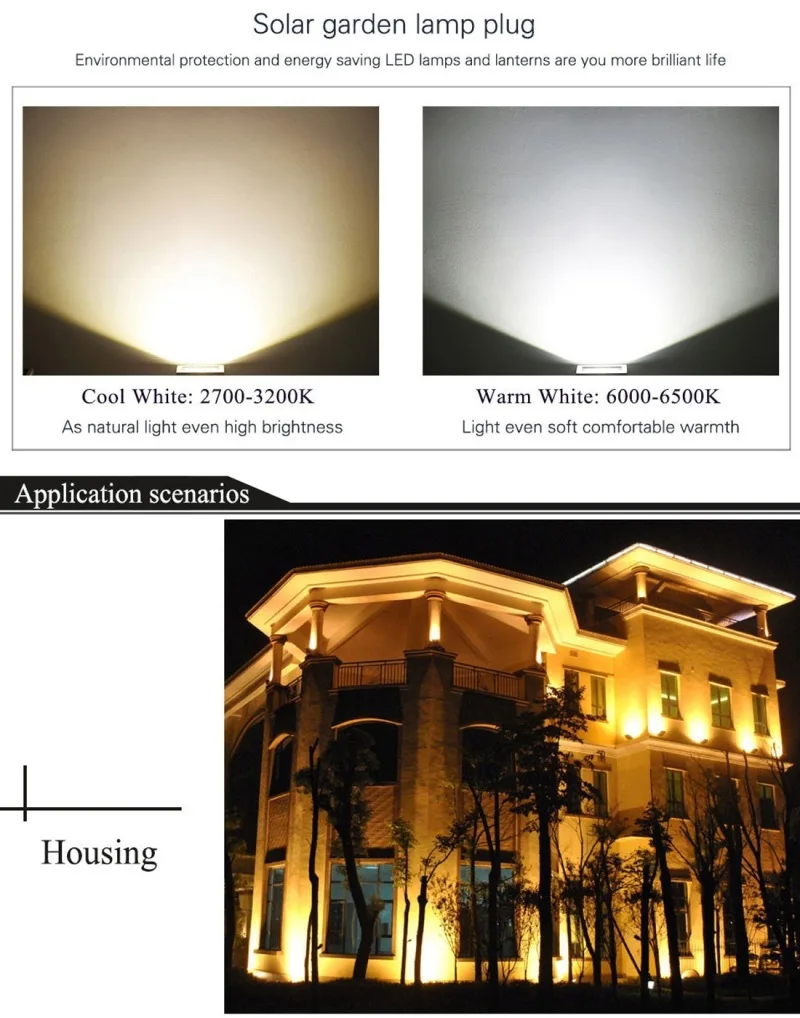 100W LED Flood Light Outdoor 6000K Outside Lights 8000lm Super Bright Security Lights IP66 Waterproof Floodlights Security Light