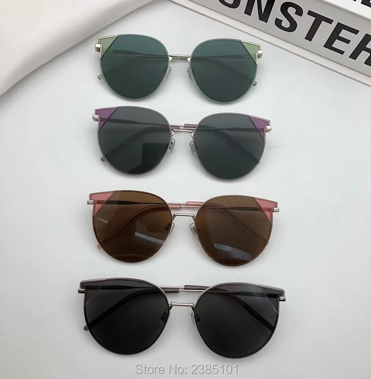 

2020 Korea Fashion Cat Eye Sunglasses Women Gentle Brand Designer MIMICHIC Vintage Trend Ladies Acetate Frame Sun glasses UV400