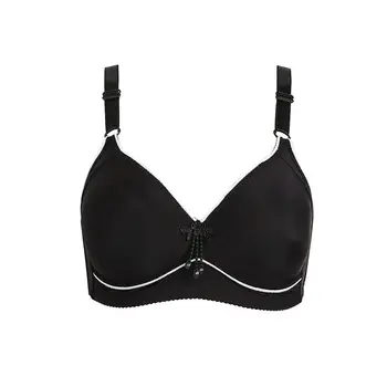 

Bras For Women Seamless Bra Thin Section Wire Free Push Up Brasieres Comfort Ajusted Type Red Black Sexy Underwear