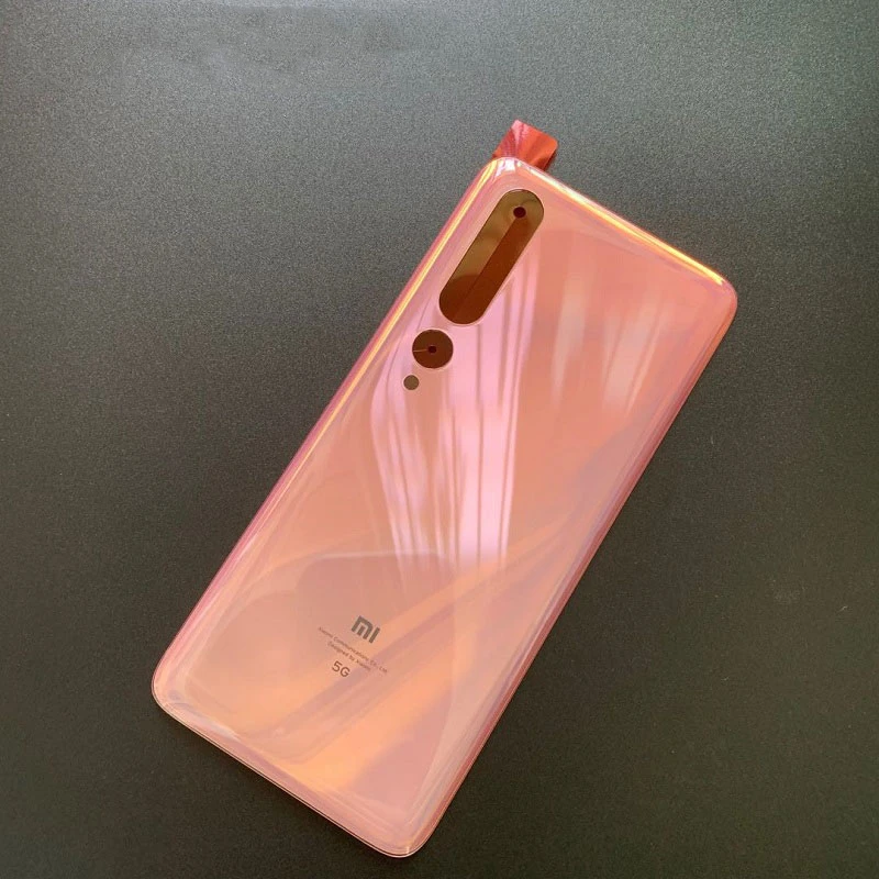 Оригинальная задняя крышка батарейного отсека для Xiaomi Mi 10 стеклянный корпус +