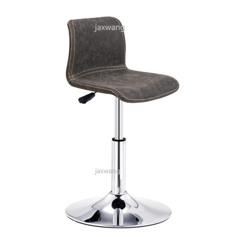 Барный стул высокий стул для дома, бара подъем высокий табурет, современный минималистский барные стулья кассира поворотный барные стулья обеденные стулья - Цвет: A1-80CM