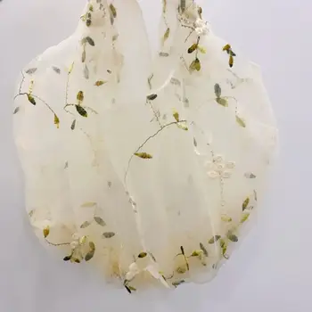 

Korea Small Transparent Small Tulle Embroidery Ming Duo bag Floral Fairy Flower Woman Handbags Protection Convenient Shopping