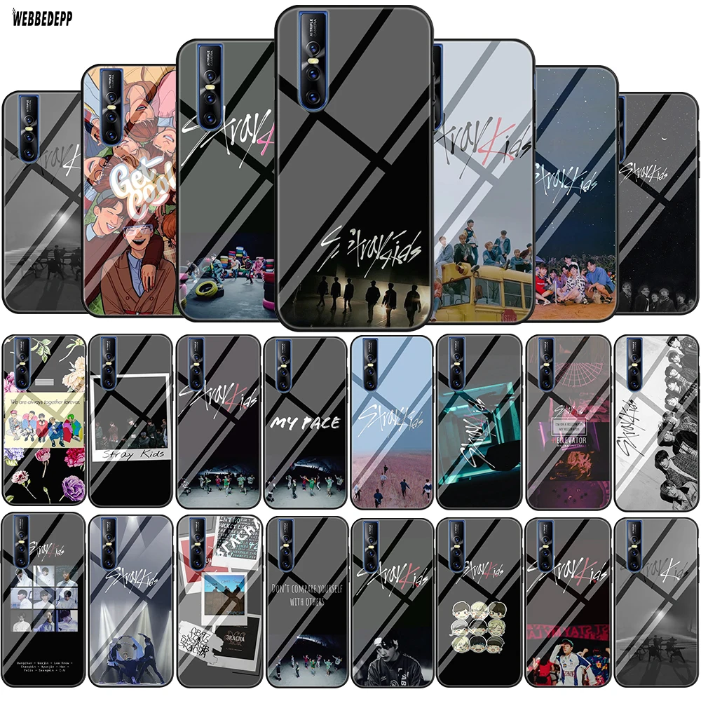 

Lavaza Stray Kids K Pop cell Tempered Glass Soft Case for Vivo V9 V15 Y15 Y17 Y85 Y89 Y91 Y91C Y93 Y95 Silicone Cover