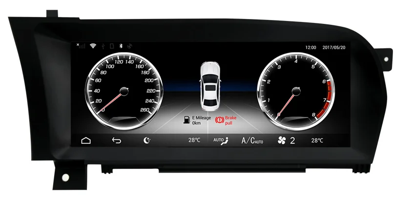 10,2" Android 8,1 4G ram 64G rom автомобильный dvd-плеер gps навигация для mercedes Benz S класс W221 S280 S300 S350 2006~ 2013 LHD RHD