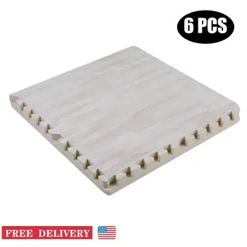 

6 Pcs 60X60cm Interlocking Foam Mats Yoga Fitness Gym Tiles Floor Mat Garage Workshop Home Durable Safe Sports Mat Splicing Mat