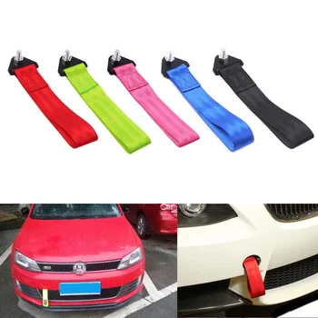 

Tow Strap Pull Rope Hard Wearing Towing Bar Belt Car 2 Inch Metal + Cloth High Strength