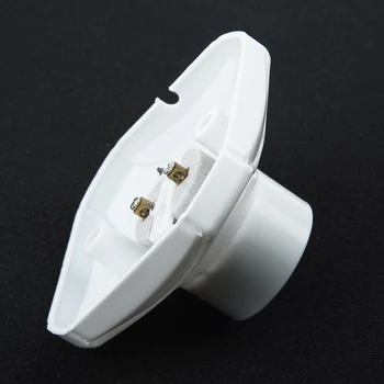 

Round Straight Glazed Ceramic Heat Lamp Holder Light Bulb Socket E27 Porcelain