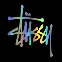 Hot Personality Art Pen Words Stussy Logo Sticker for...