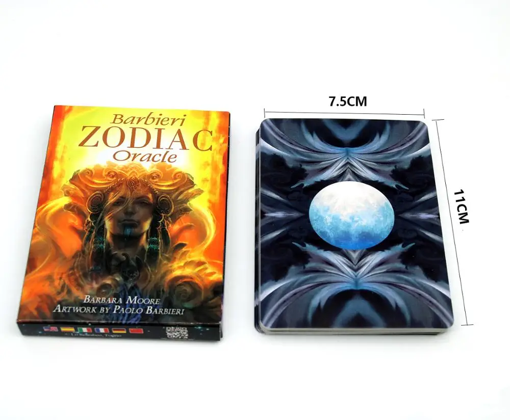 Barbieri Zodiac Oracle карты Таро набор палубных карт астрологический гадание пять языков