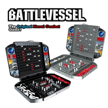 Battleship The Classic Naval Combat Strategy Board Games Board Game Classic Puzzle Game Random Color Box Packaging 1