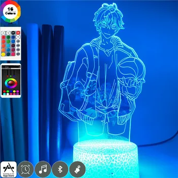 

Volleyball Haikyuu Anime light Colors Changable Night Light Party Atmosphere 3d Led Acrylic Table Lamp with Smart Phone Control