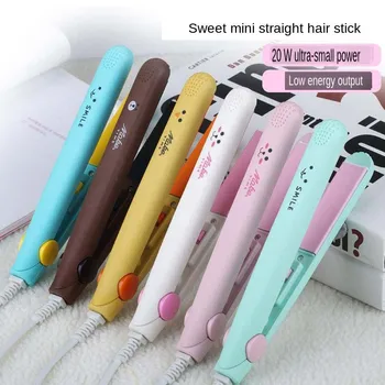 

2019 New Mini Hair Straightener Flat Iron Curling Hair Beard Straightener Comb Hair Crimper Curling Iron Hair Straightener Brush