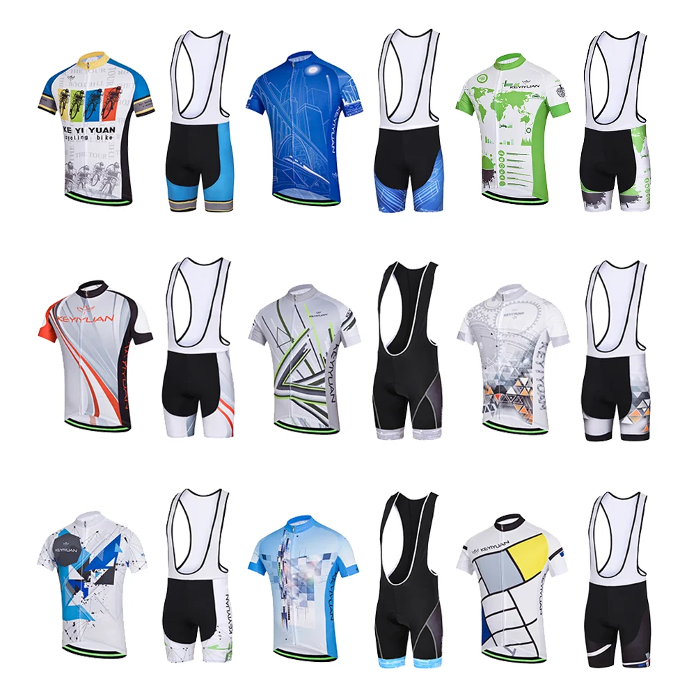 

KEYIYUAN New Bike Cycling Jersey Set Men Summer Short Sleeve Mountain Bicycle Cycle Clothing Suit Roupa Ciclista Masculino