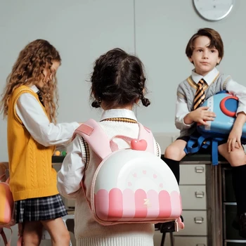 Nuova borsa da scuola borsa da scuola per bambini scuola materna alunni zaino carino spalla di colmo traspirante elegante leggero