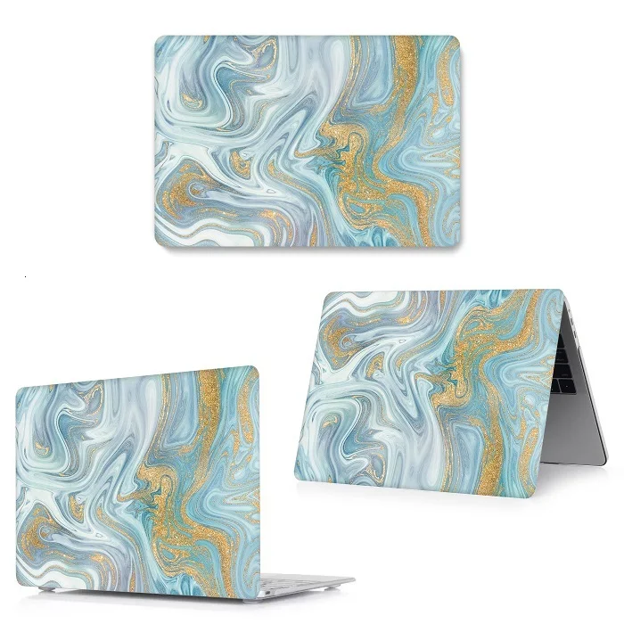 Чехол для ноутбука с мраморным принтом для Macbook Air retina Pro 11 12 13 15 для Mac Book New Pro 13 15 New Air 13,3+ с сенсорной панелью - Цвет: dl -40 -h0