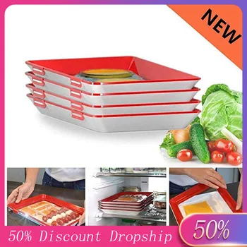 

Storage Trays Kitchen Food Preservation Tray Stackable Reusable Fresh Food Storage Container