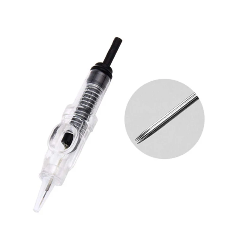 100pcs Mixed Pack Permanent Disposable Sterilized Tattoo Machine Piercing Needles for Eyebrow Lips Makeup 1R 3R 5RL 3 5RS 3 5 7F